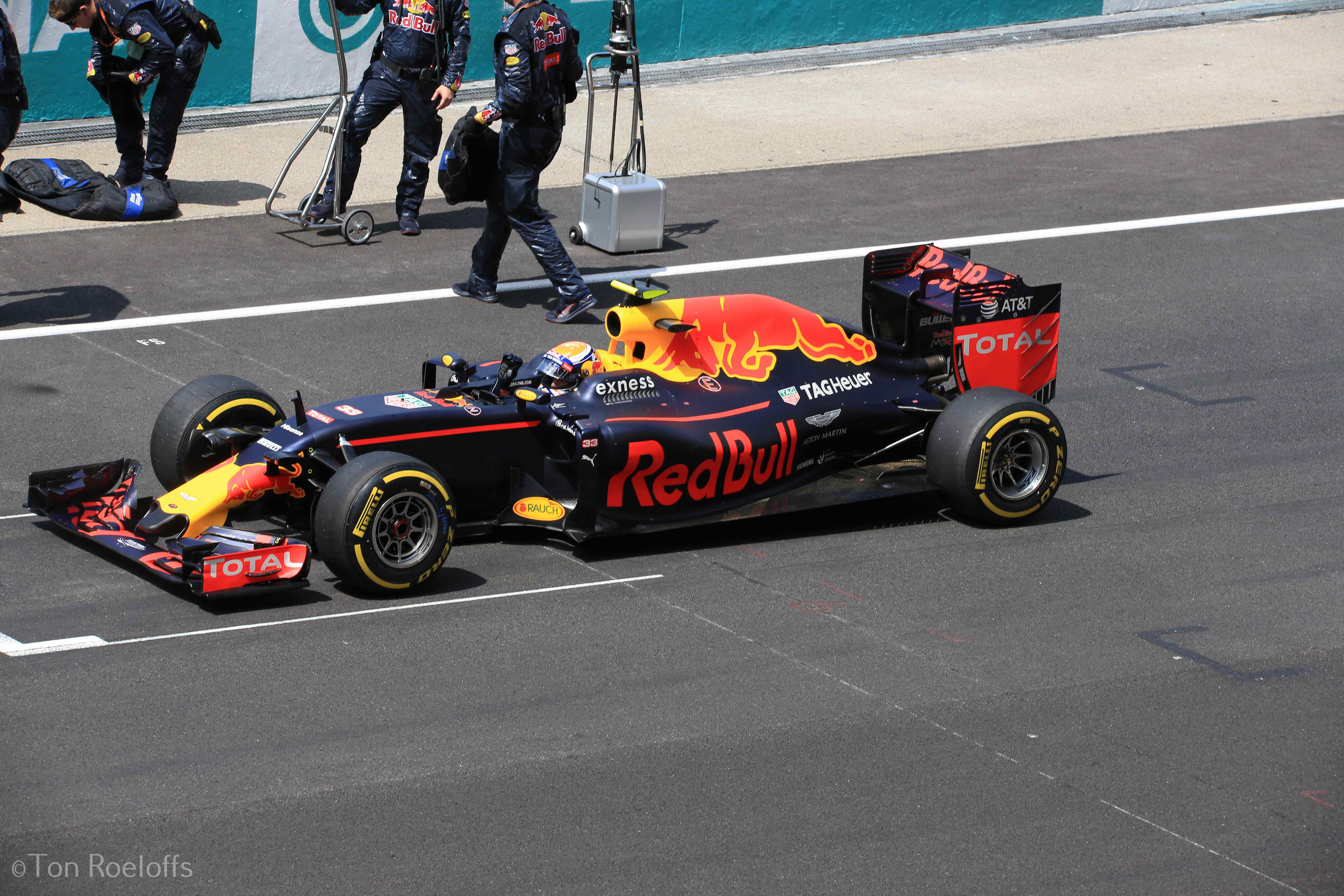 Verstappen pitbox